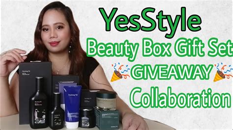 Yesstyle Beauty Box Gift Set Giveaway Collaboration Youtube