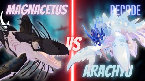 Magnacetus Vs Arachyu Creatures Of Sonaria Youtube