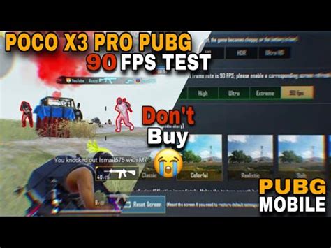 HINDI POCO X3 PRO PUBG 90 FPS TEST Dont Buy FRAME DROP Or LAG