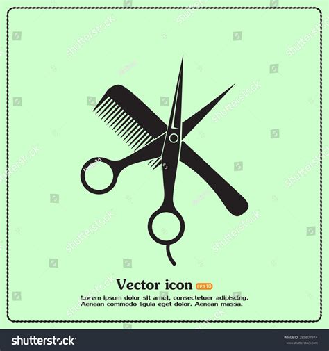 Hairdresser Icon Stock Vector Royalty Free 285807974 Shutterstock