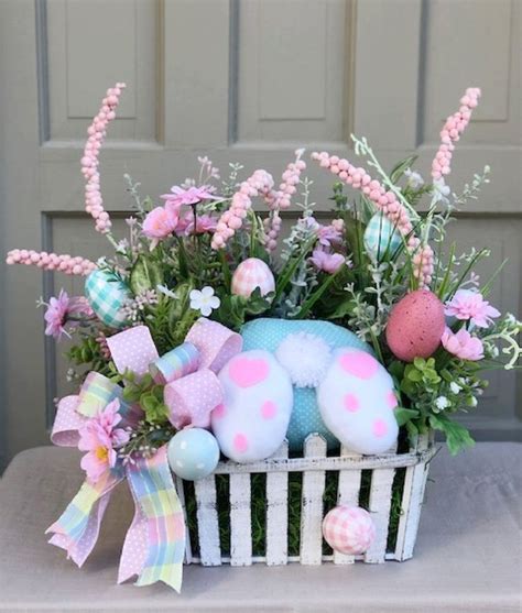 35 Beautiful Easter Decorations That Will Transform Your Home Easter Floral Centerpieces