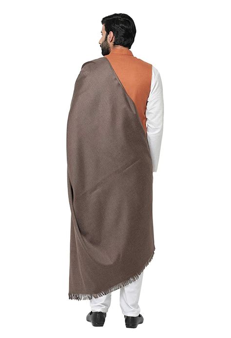 Gray Men S Plain Woollen Dhariwal Scarf Lohi Shawl Scarves X