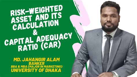 Risk Weighted Asset RWA Calculation Of RWA Capital Adequacy