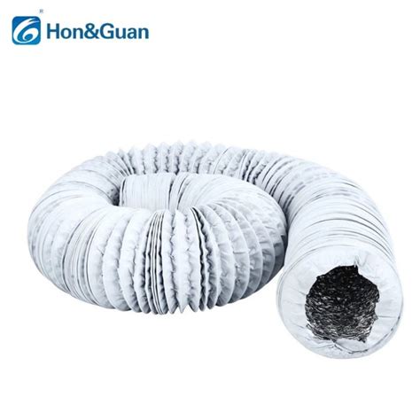 Honandguan 5m 3in Flexible Ducting Hose For Inline Duct Fan Aluminium Foil Exhaust Pipe For Air