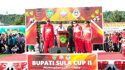 Turnamen Bupati Sula Cup II Resmi Bergulir HalmaheraPost Cerdas