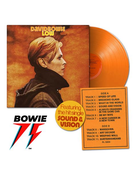 David Bowie Low 45th Anniversary Exclusive Orange Vinyl Lp Retrocrates