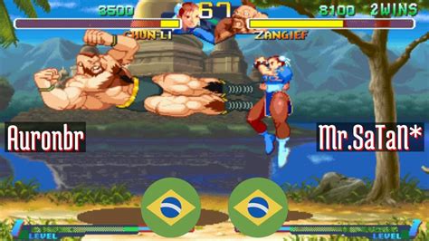 Ft Sfa U Auronbr Br Vs Mr Satan Br Street Fighter Alpha