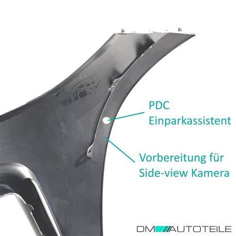 Stoßstange vorne ohne SRA 6x PDC oben passt für BMW 4er F32 F33 F36 M