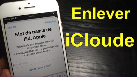 Comment D Bloquer Un Compte Icloud Sans Mot De Passe Youtube