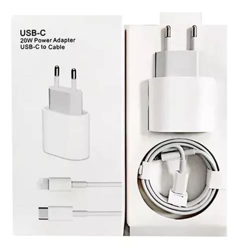 Fonte Carregador Tomada Tipo C 20w Para IPhone 11 12 13 Usbc MercadoLivre