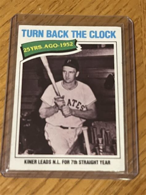 Topps Ralph Kiner For Sale Online Ebay