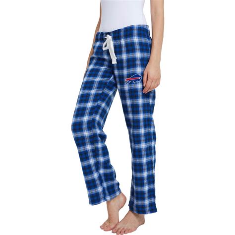 Womens Royalblack Buffalo Bills Devote Flannel Lounge Pants Walmart