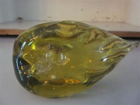 Large Amber Glass Swan Figurine Hand Blown Glass Swan Vintage Etsy