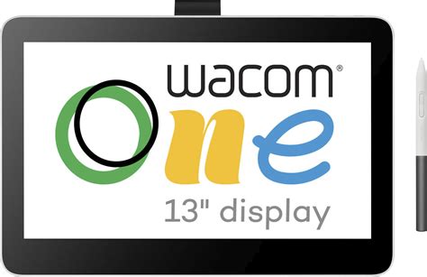 Wacom One 13 Touch (2023 version) 13.3" Pen & Touch Display Drawing ...