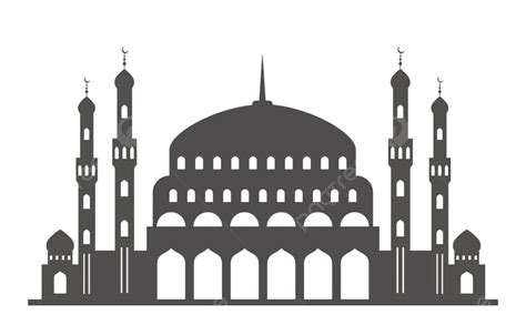 Ramadan Mosque Silhouette Png Transparent Mosque With Minarets