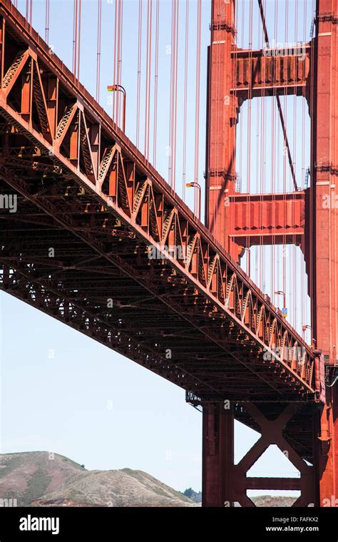 Under The Golden Gate Bridge Stock Photo Alamy