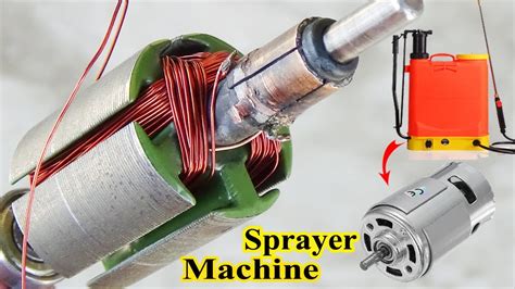 How To Rewind A DC 12 Volt Armature High Power Motor Of Sprayer Machine