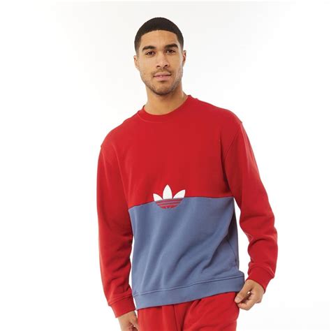 Køb Adidas Originals Herrer Adicolor Sliced Trefoil Crew Sweatshirts