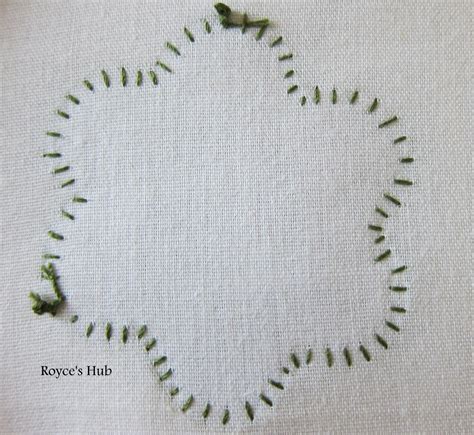 Royce's Hub: Hand Applique Using Blanket Stitch - A Tutorial