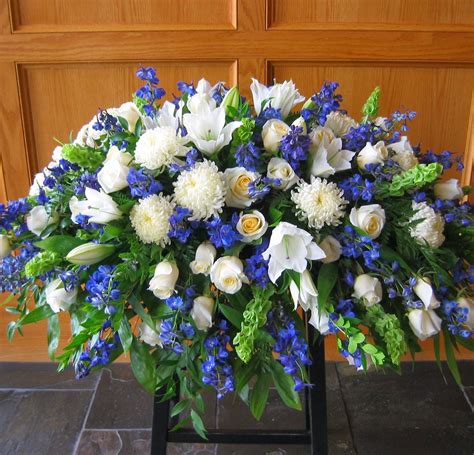 Strength And Love Full Size Casket Flora Funeral Flowers Are Happy