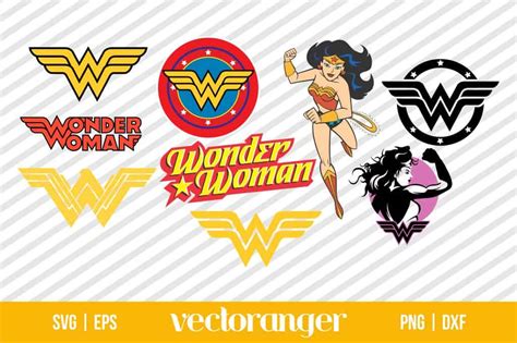 Wonder Woman Svg Bundle Vectoranger