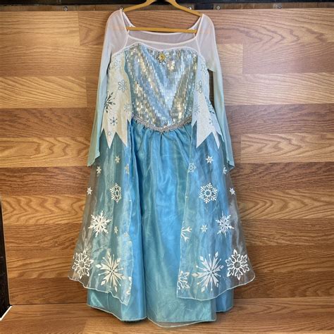 DISNEY Store FROZEN Ice QUEEN Elsa DRESS Costume GOWN… - Gem