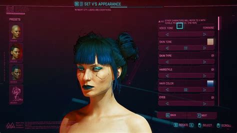 Cyberpunk 2077 Game Mod Clouds Receptionist And Blue Moon Hair For Femv