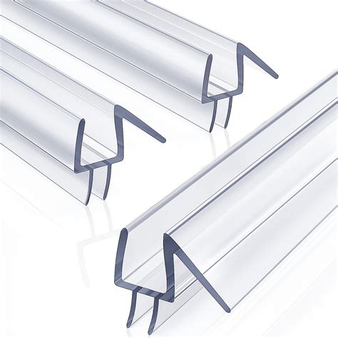 Buy 3-Pack 1/4" x 39" Frameless Shower Door Bottom Seal - Yecaye Shower