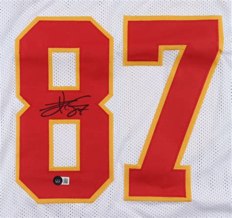 Travis Kelce Signed Jersey (Beckett) | Pristine Auction