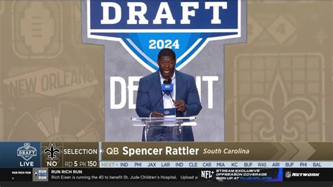 New Orleans Saints select quarterback Spencer Rattler with No. 150 pick ...