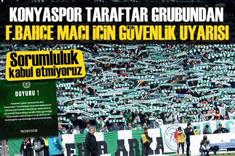 Konyaspor Taraftar Grubu Nal Ac L Lar Dan Tepki Eken Duyuru G Ncel