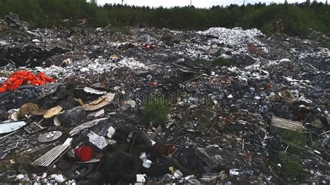 Garbage Dump. Environmental Pollution Stock Image - Image of scrapyard ...