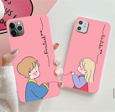 Connect By Heart Couple Phone Cover Mobile Cover For Couples