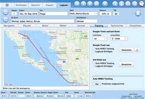 2K Yachting Logbook Suite Das digitale Logbuch für Segel und Motorboot