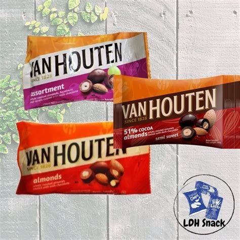 LDH Van Houten Milk Choco Dragees 80g Pouch Lazada