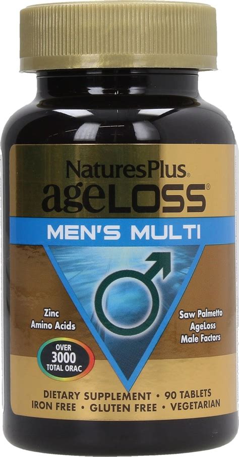 Ageloss Men S Multi Tablets Naturesplus Vitalabo Online Shop Uk