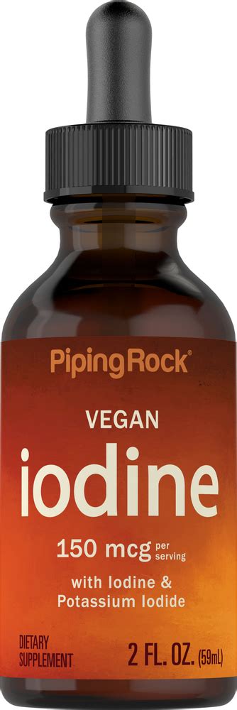 Iodine Supplement Buy Iodine Supplement And Vitamins Piping Rock