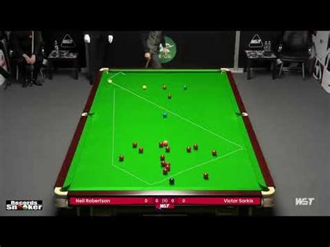 Neil Robertson VS Victor Sarkis World Qualifiers 2024 Cue Ball Path