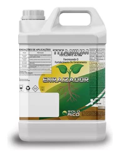 Litros Titanium Enraizador Solo Rico Fertilizante Foliar