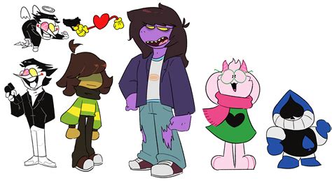 I drew more deltarune characters in my art style. hope you like it : r ...