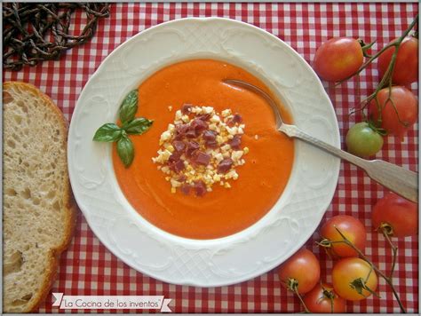 La Cocina De Los Inventos Salmorejo Con Huevo Duro Y Jam N