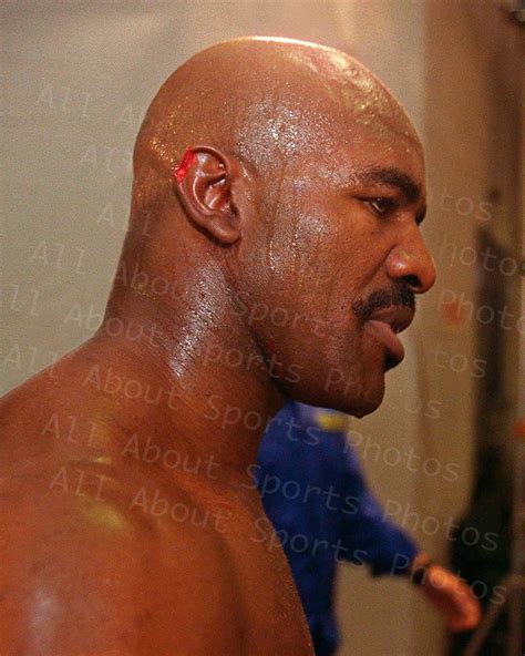 Evander Holyfields Ear After Mike Tyson Took A Bite Etsy