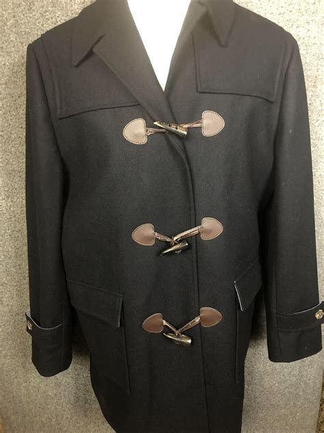 Charles Tyrwhitt Trench Coat 44r Wool Cashmere Blend Gem