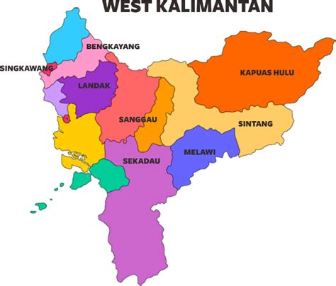 Download Kalimantan Barat Vektor - Full Size PNG Image - PNGkit