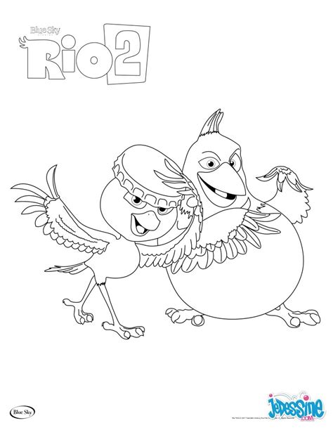 Dessins Oiseaux Rigolos Coloriages Nico Et Pedro Les Oiseaux Rigolos