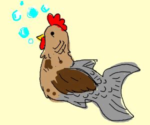 fish-chicken hybrid - Drawception