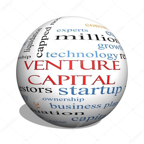 Venture Capital D Sphere Word Cloud Concept Stock Photo Mybaitshop