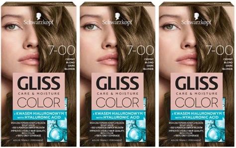 Schwarzkopf Gliss Color Farba 7 00 Ciemny Blond X 3szt Opinie I Ceny