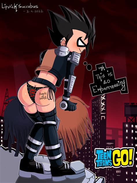 Teen Titans Go Slade S Personal Cheerleader Chibi By Chibi Kitten Hentai Foundry