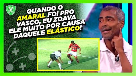 ROMÁRIO FALA DO ELÁSTICO NO AMARAL E AS RESENHAS MARCELINHO NO